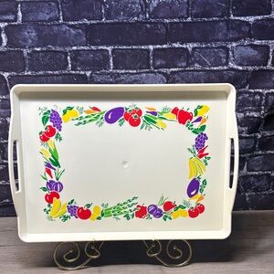Vintage 1996 Kraft Fruits and Vegetables Serving Tray